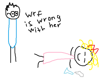 that girl is strange